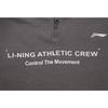 Li Ning Fitness Series Casual Simple Comfortable Versatile Stand Collar Letter Print Breathable Sports Long Sleeve T-Shirt Men T-Shirt ATLV273-5