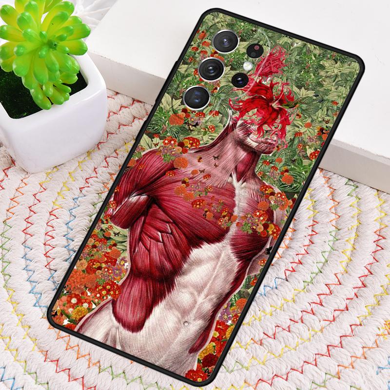 Human Brain Art Silicone Phone Case For Samsung Galaxy Note 10 Pro S26 S25 S24 S23 S22 S21 Plus S25Ultra Capa Cover