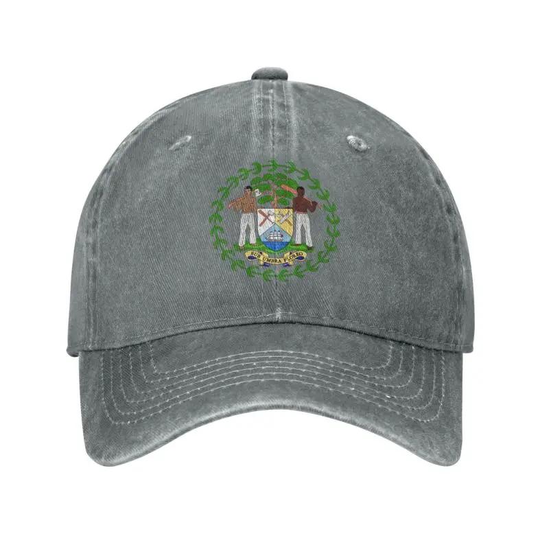 Fashion Cotton Coat Of Arms Of Belize Baseball Cap Men Women Personalized Adjustable Adult Dad Hat Outdoor