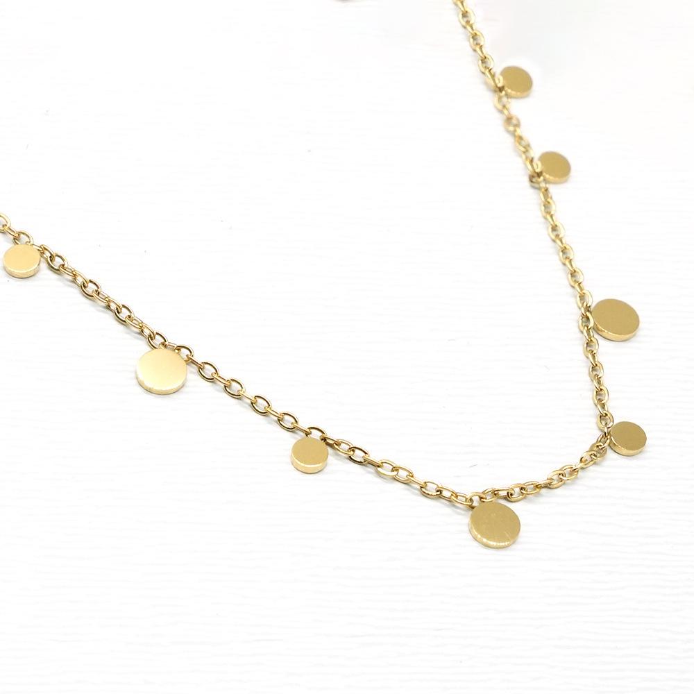 

Универсальное ожерелье Женское 18К Легкая роскошь Легкая роскошь Цепочка на ключицу 2025 Новые модные аксессуары