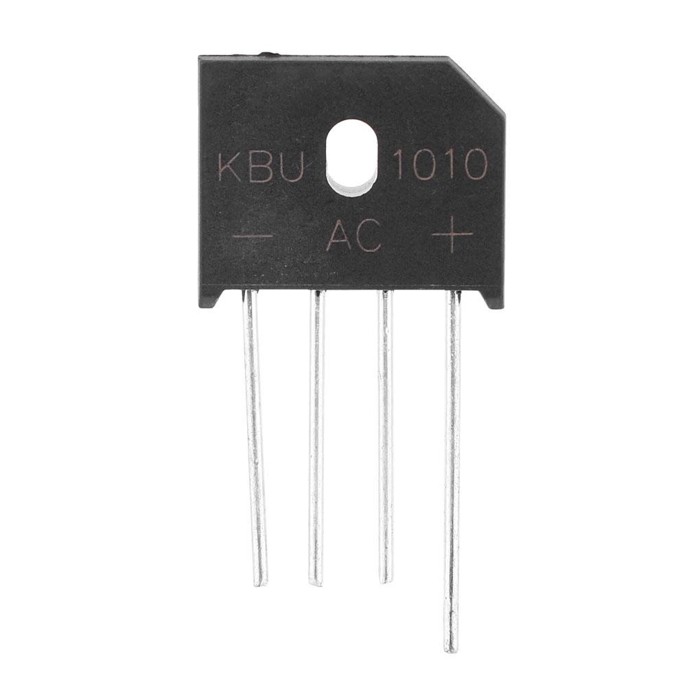 10A 1000V Diode Bridge KBU1010 Rectifier Bridge for Electronic Circuits Household Appliances