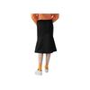 Fila Solid Color Loose Midi Skirt Women Skirts Black F11W314304F-BK