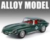 NEW 1/24 Jaguars E-Type Alloy Car Model Sound and Light Pull Back Children's Toy Collectibles Birthday Gift