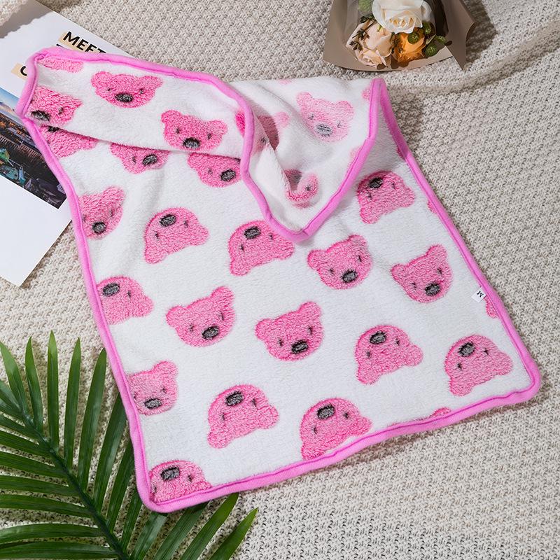 Pet Mats & Blankets: Thick Coral Fleece for Dogs & Cats