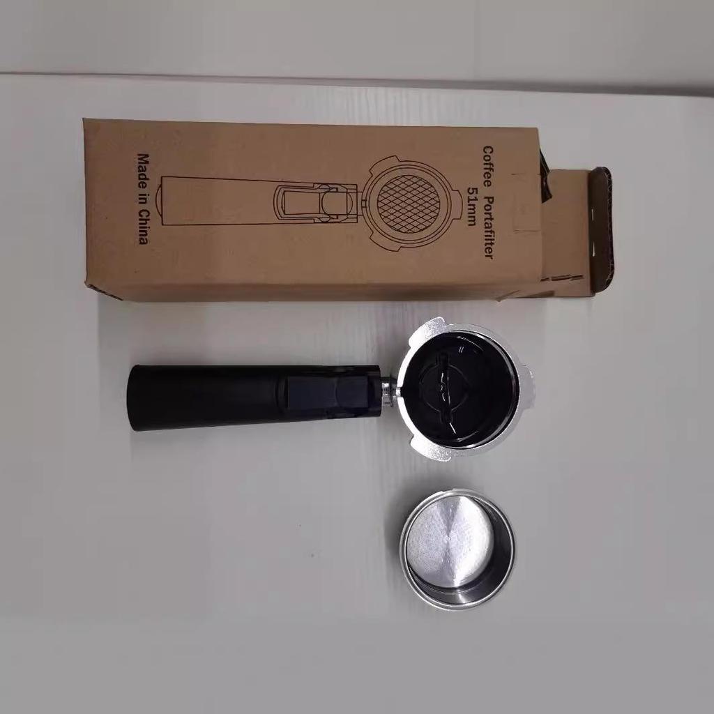 Juego de Portafiltro de Tres Orejas de 51 mm con Taza Dosificadora y Cesta de Filtro para Máquinas de Café HOMIXVITEK.
