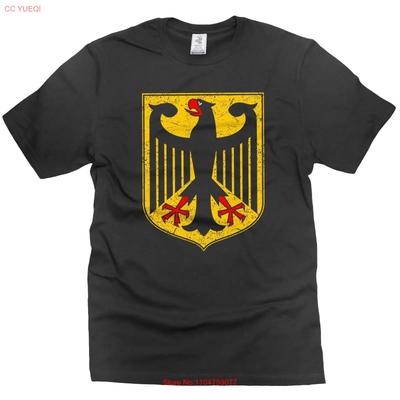 Germany Patriotic T Shirt German Eagle Deutschland Logo Flag For Him Her Vintage Washed Top For Everyday Wear Unisex Casual