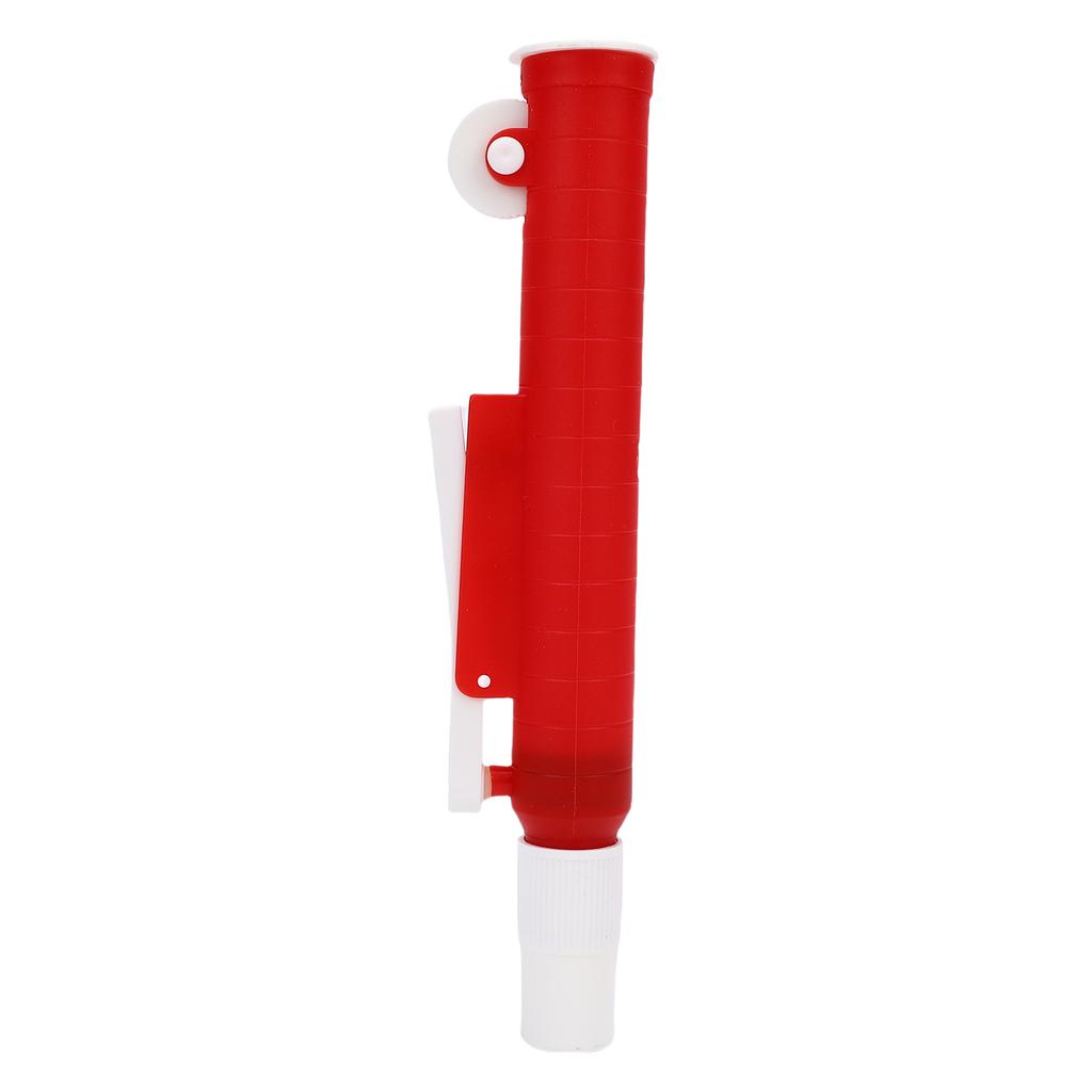 Pipette Pump 25ml Red Easy Liquid Transfer   Dispensing Pipette Pump for Laboratory Research