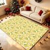 Floral Striped Area Rug Large Soft Non Slip Washable Floor Carpet Coastal Pasture Simple Fresh Home Decor Living Room Bedroom