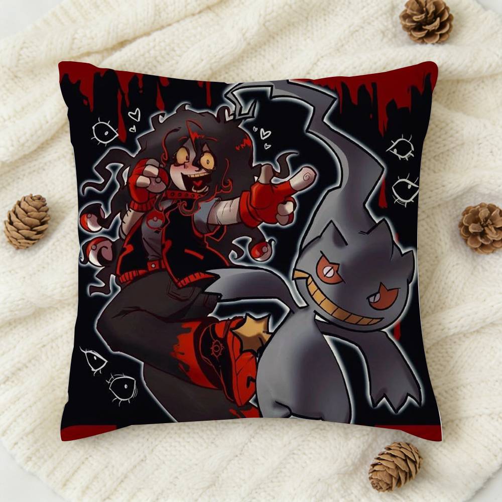 Horror Game Jjohn Ddoe Doublesided Printed Square Decorative Cushion Cover for Sofa Living Room Home Decor