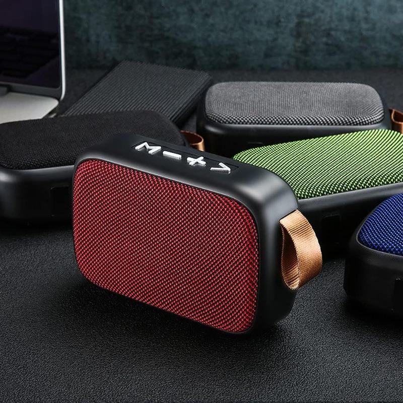 

1 шт. Беспроводной Bluetooth-динамик Сабвуфер Беспроводной стерео портативный USB-мини-динамик с FM-радио Громче Кристально чистый стереозвук с насыщенными басами красный