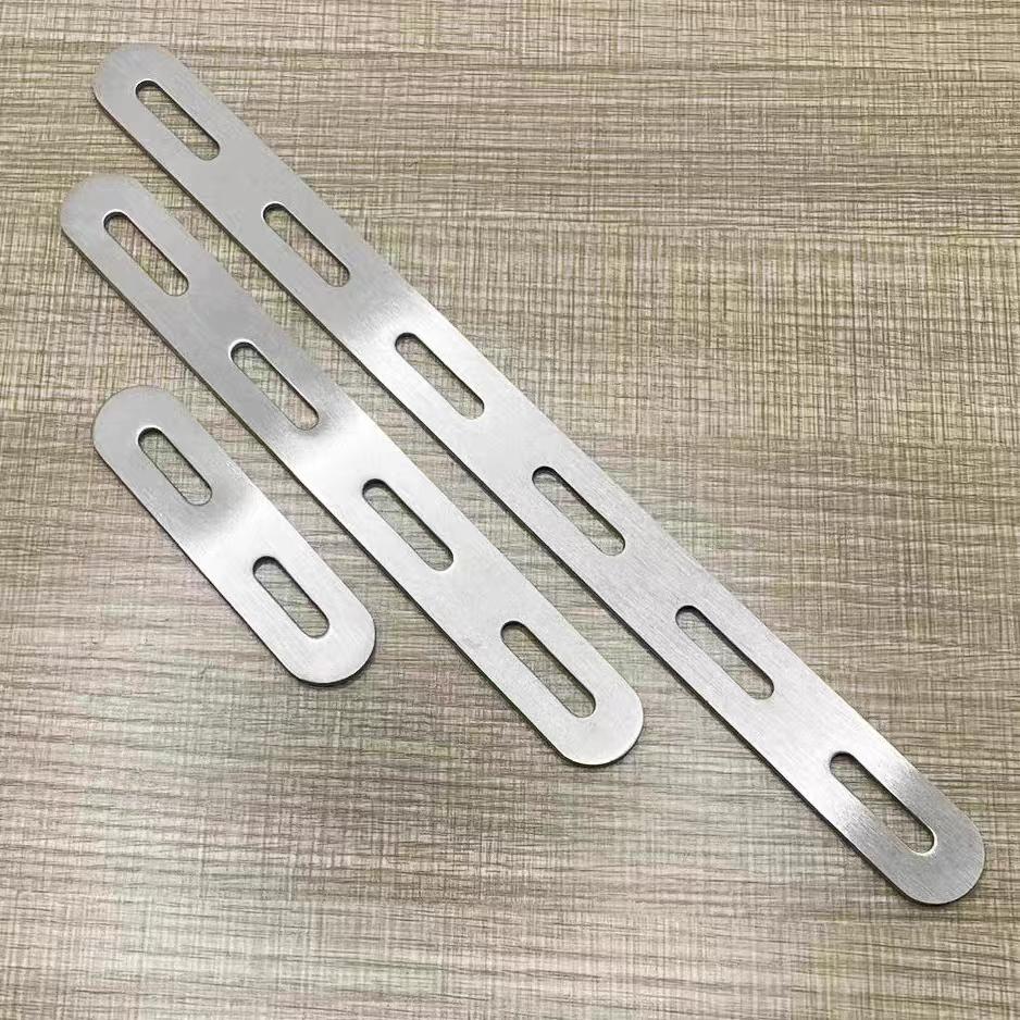Stainless Steel Flat Corner Bracket Mending Joining Plate Repairing Fixing Connector Furniture Cabinet Shelves Straight Brace