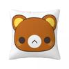 Rilakkuma Sakura Pillow Case Cushion Covers Fashion Zipper Decor Pillowcase for Home