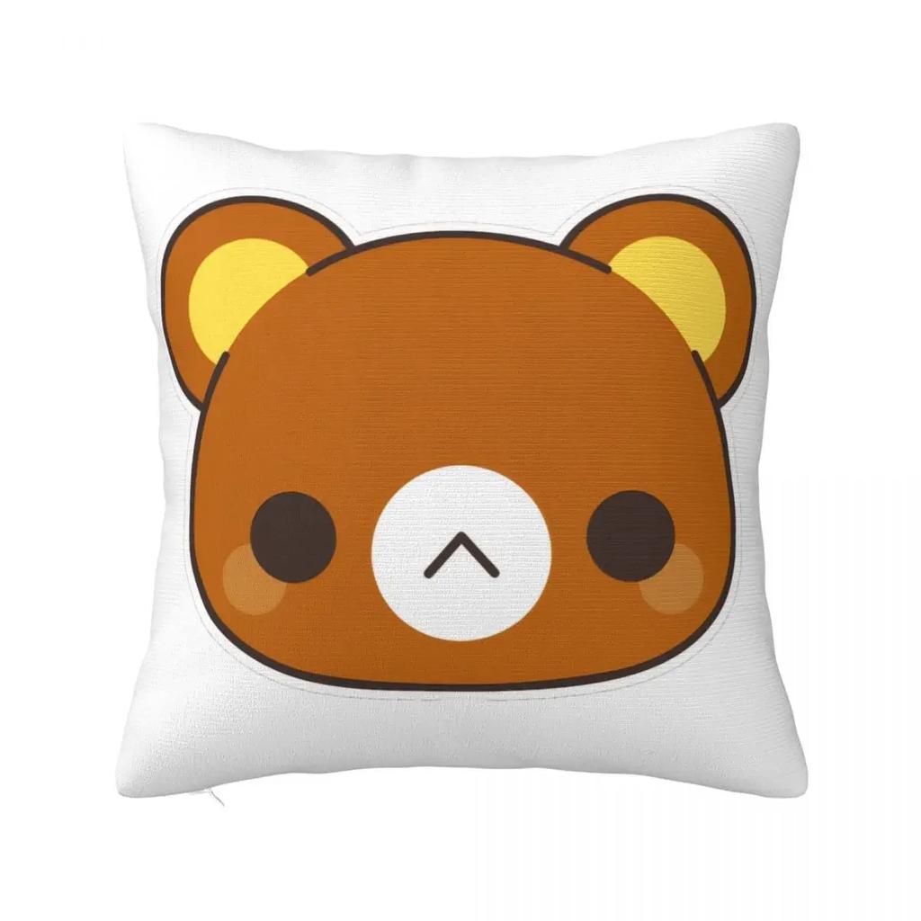 Rilakkuma Sakura Pillow Case Cushion Covers Fashion Zipper Decor Pillowcase for Home