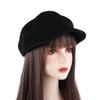 Solid Color Retro Summer Girl Korean Style Octagonal Hat Women Mesh Berets Navy Hat Painter Cap