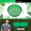 3Pcs Plastic Soil Sieve Filter Mesh for Soil Stone Sifting Filtration Home Garden Flower Plant Nursery Tools (Green)