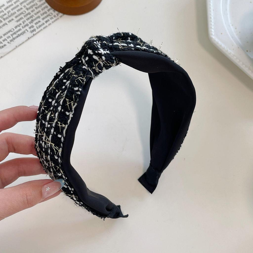 Women's Retro Wide Headband: Versatile Hair Clip for Washing Face & Masks