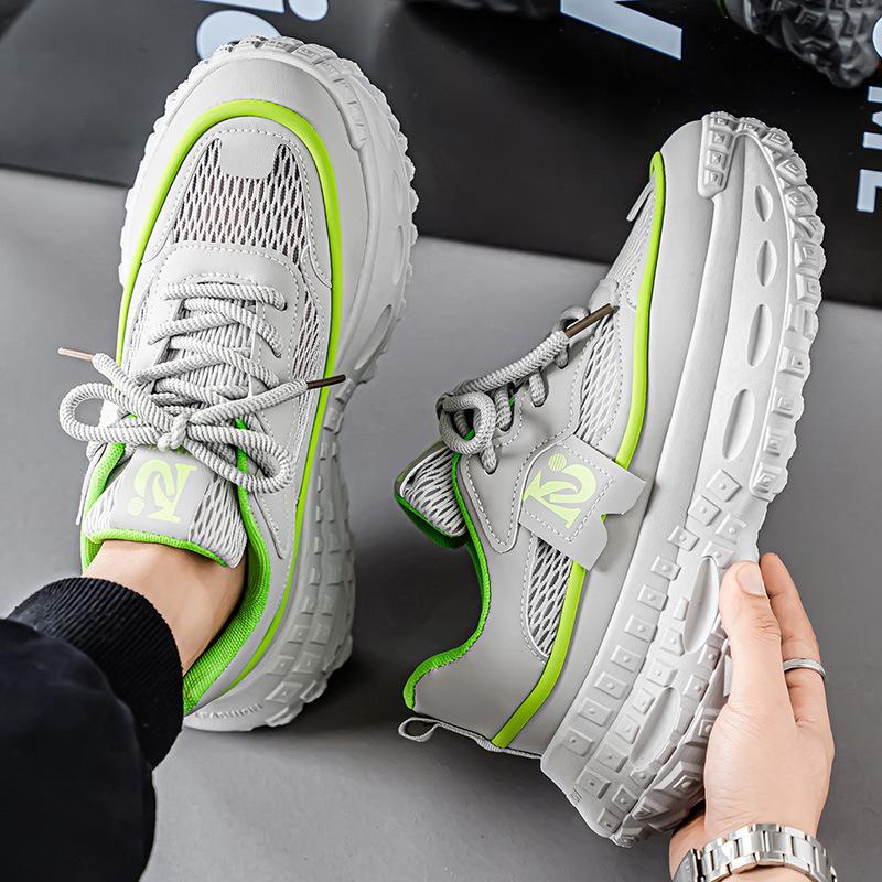 Fashion New Summer Outdoor Men's Casual Sneaker Shoes for Men Sports Thick Bottom Breathable Mans Loafers Popular Model Male Sneakers