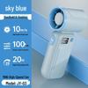 Compact Rechargeable Handheld Fan - High Speed, Ice Cool Breeze for Outdoor Use