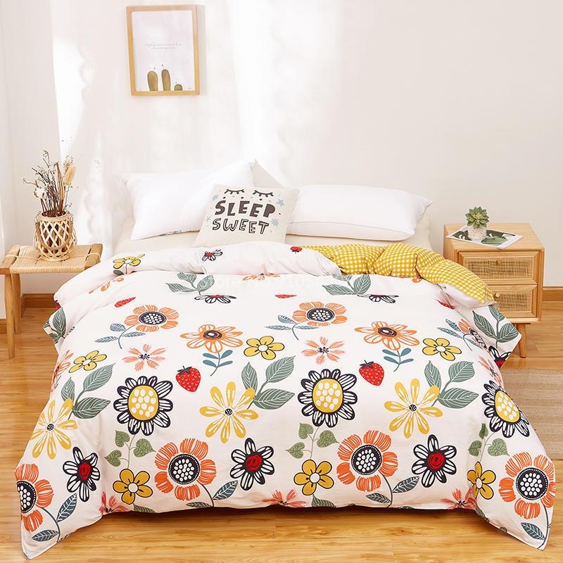 Husă de pilota din bumbac cu dungi albastre, roz, curcubeu