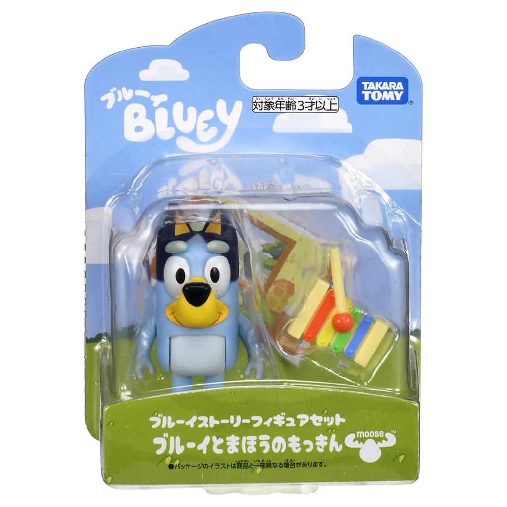 Takara Tomy Bluey Bluey Story Figure Set Bluey and the Magical Mokkin