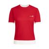 Navicar Women's Faux Two-Piece Knit T-Shirt