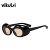 2026 vintage punk oversized sunglasses for women new fashion y2k hip hop thick frame sun glasses men goggles eyewear driving