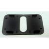 Black Trunk Luggage Compartment Locking Column Tailgate Latch Cover Panel Decoration Plate Automobile Part for Buick Regal 2017-