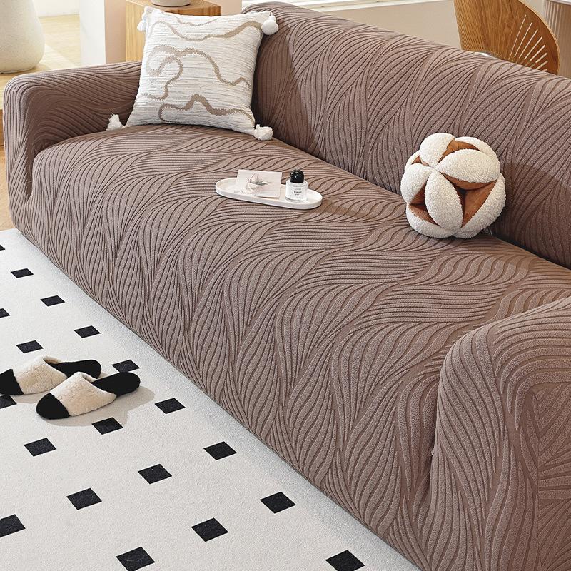 High elasticity Four Season Universal Sofa Cover All Inclusive One-piece Sofa Cover  Anti Cat Scratch and Anti Slip Protective Cover 90-140cm]