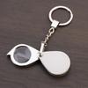 Handheld Magnifying Glass 30X Magnifying Lens Foldable Eye Loupe for Inspection Jewelry Stamps Pocket Keychain Magnifier