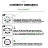 High Leather Anti-Slip Ultra-thin Car Steering Wheel Cover for BYD Tang L Ldm/ev 2025 Handle Cover Interior Accessories
