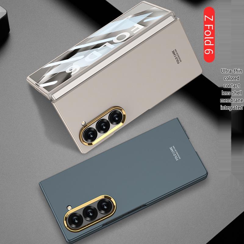 Samsung Z Fold 6 Foldable Screen Frosted Case & Lens Protector
