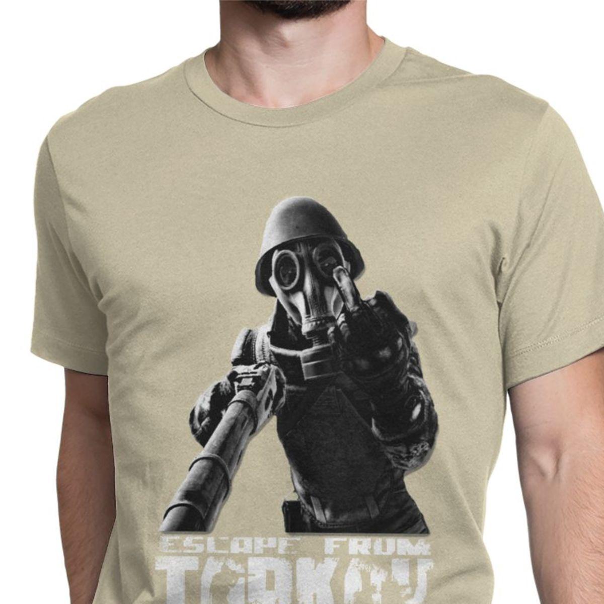

Чоловіча футболка Escape From Tarkov This Is You Одяг для гри-шутера на виживання Винтажна футболка з круглим вирізом Подарункові Топи Футболки M