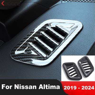 Car Front Upper Air Condition Vent Outlet Cover Trim For Nissan Altima -  2024 Carbon Fiber Interior Accessories