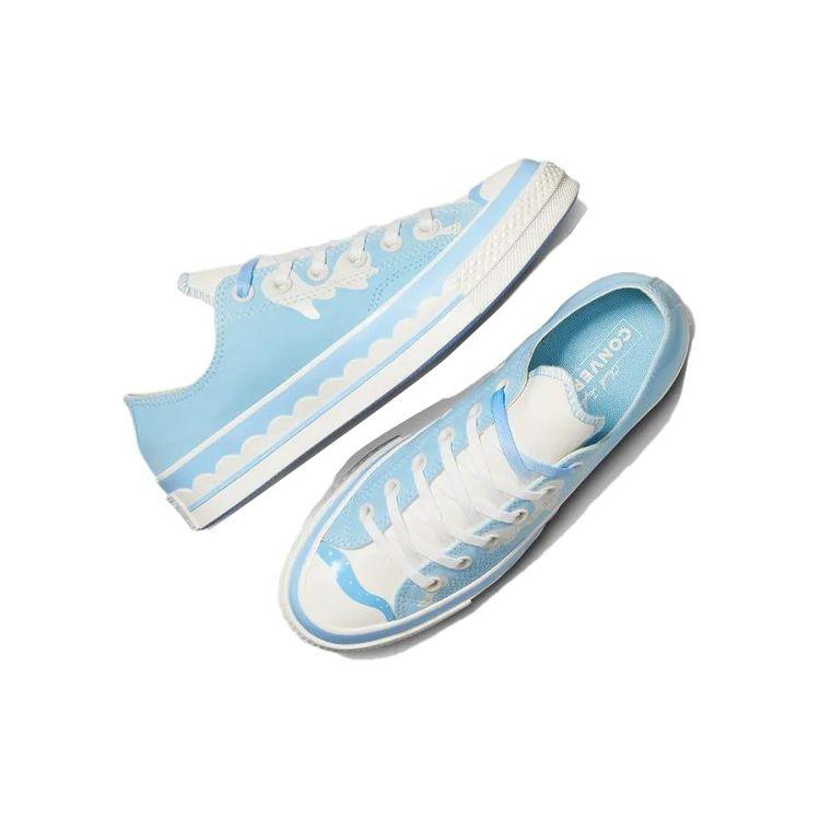 Converse 1970s Refreshing Durable Breathable Low-Top Canvas Shoes Women sneaker Blue A10948C