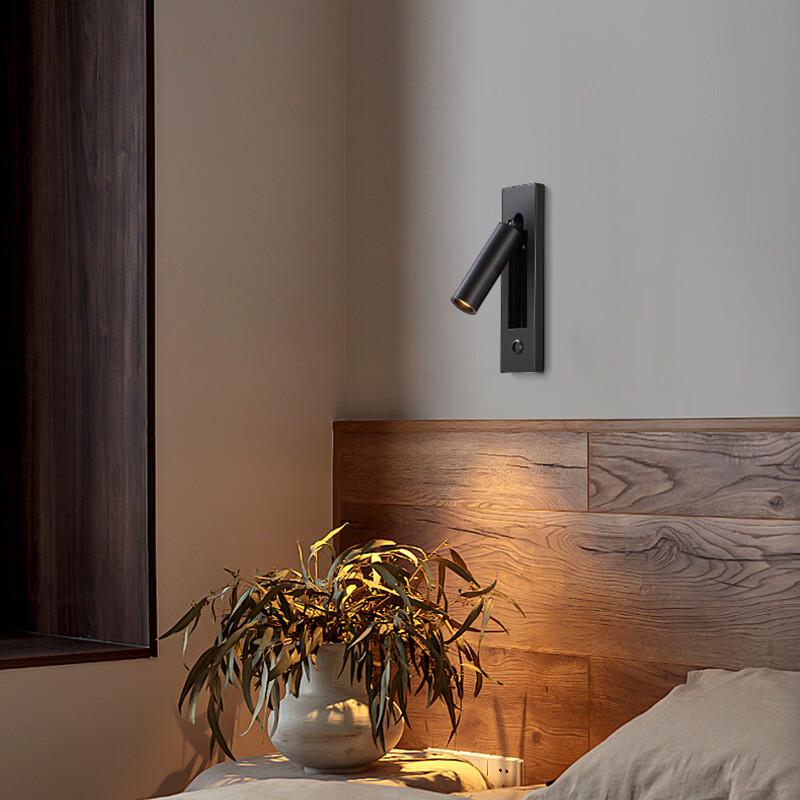 OEING BA8004 American Style Embedded Bedside Reading Wall Lamp