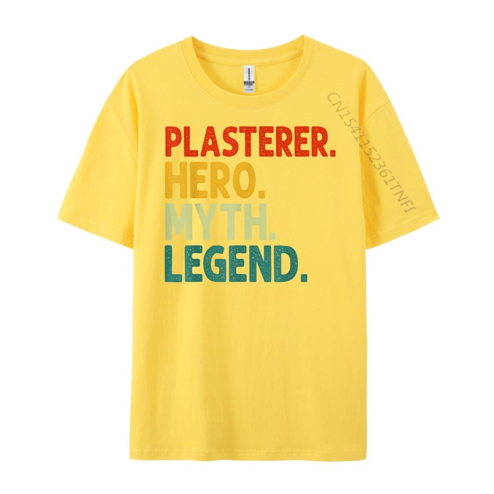 Funny Plasterer Wholesale Tshirts 100 Pcs Vintage Street Mens Clothing High Quality Men's T-Shirt T Shirt for Men Classic