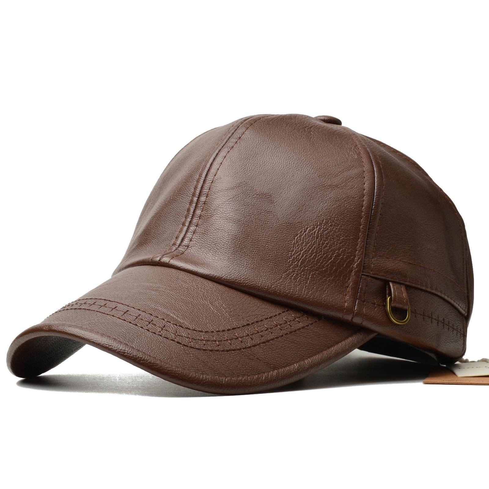 

Northwood Высококачественные бейсболки из ПУ кожи трех цветов для мужчин и женщин, уличная кепка тракера на все сезоны 55-60 cm светло-коричневого