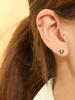 Minimalpiercing 14K Candle Mini Ball Flower Piercing Earrings