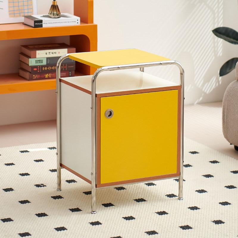 Nordic Nightstands Creative Bedroom Bedside Table Living Room Modern Small Side Table Multifunctional Home Storage Furniture