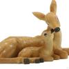 Hirschskulptur, Gartenfigur, Dekoration, niedliche, wasserfeste Mini-Tierstatue für malerische Gegenden