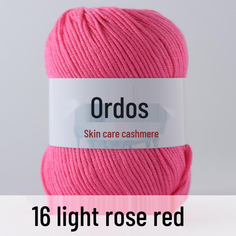 Genuine Baby Cashmere Yarn: Hand-Knitted Scarf for Infants & Toddlers, Medium Thick Milk Cotton for Crochet.