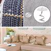 50 Pcs Bedskirt Pins Clear Heads Twist Pins Assortment Kit for Upholstery, Slipcovers and Bedskirts Furniture Hardware