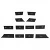 12 Piece Set A/C Heating Switch Button ABS And PC Blend