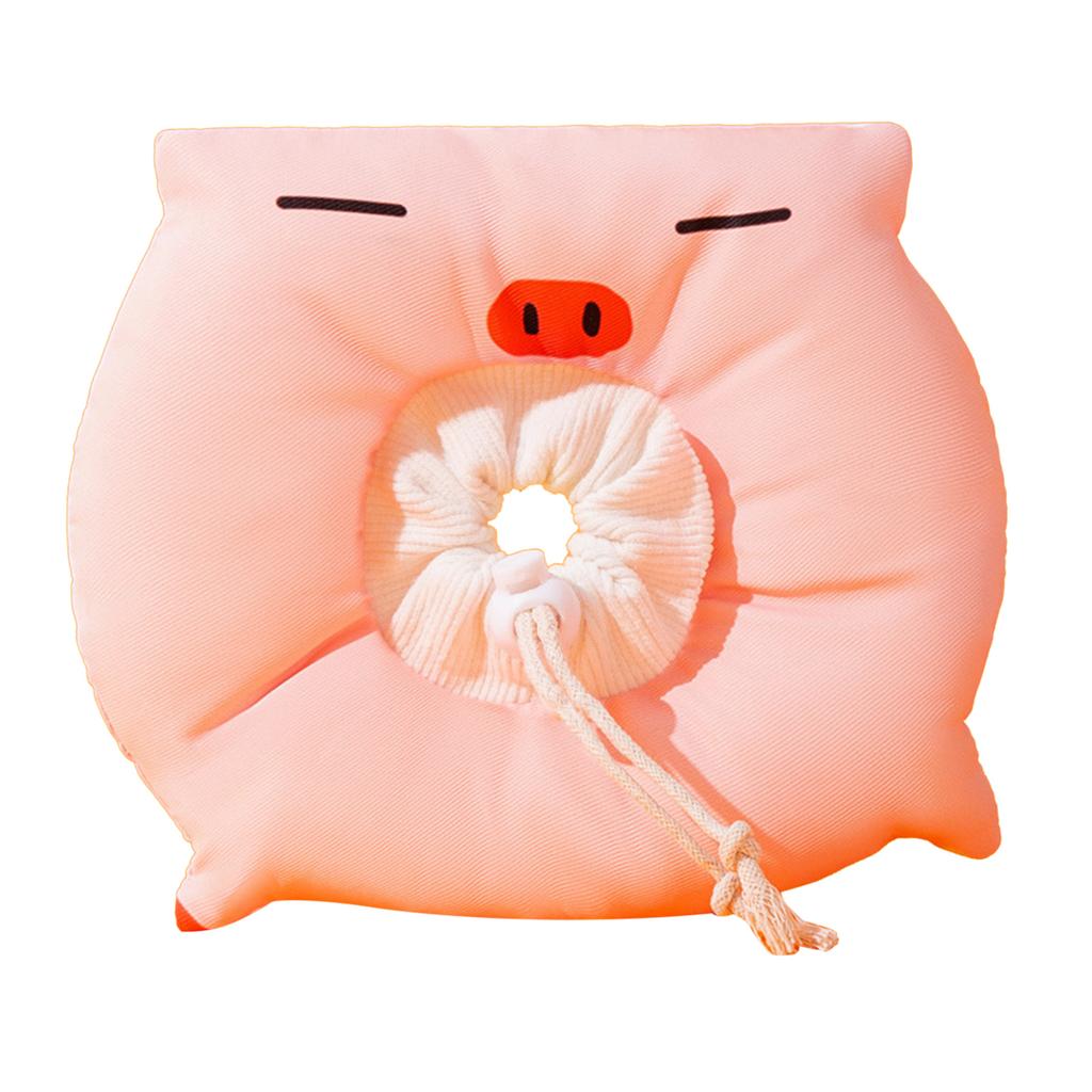 Cat Surgery Recovery Collar Cute Animal Shape Prevent Lick Bite Protective Adjustable Cat Cone Collar for Kitten Puppy