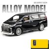 RE021:24 Key Control Version Toyota Alphard MPV Alloy Car Model Diecasts Metal Vehicles Car Model Sound and Light Childrens Toy Gift