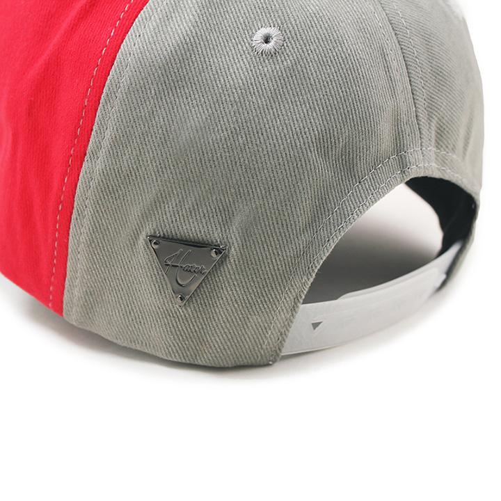 Heiteo Crunchy Ball Cap Gray Red