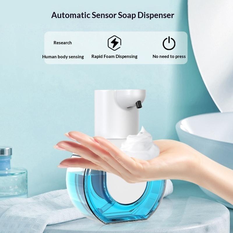 420 ml Smart Sæbedispenser Berøringsfri Bevægelsessensor Håndvaskenhed Vægmonteret Flydende Sæbedispenser Flydende/Skum Model