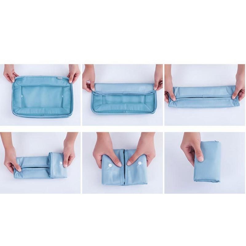 9pcs Travel Storage Bag Set Portable Luggage Organizer for Shoes Packing Clothes Tidy Organizer Wardrobe Suitcase Pouch