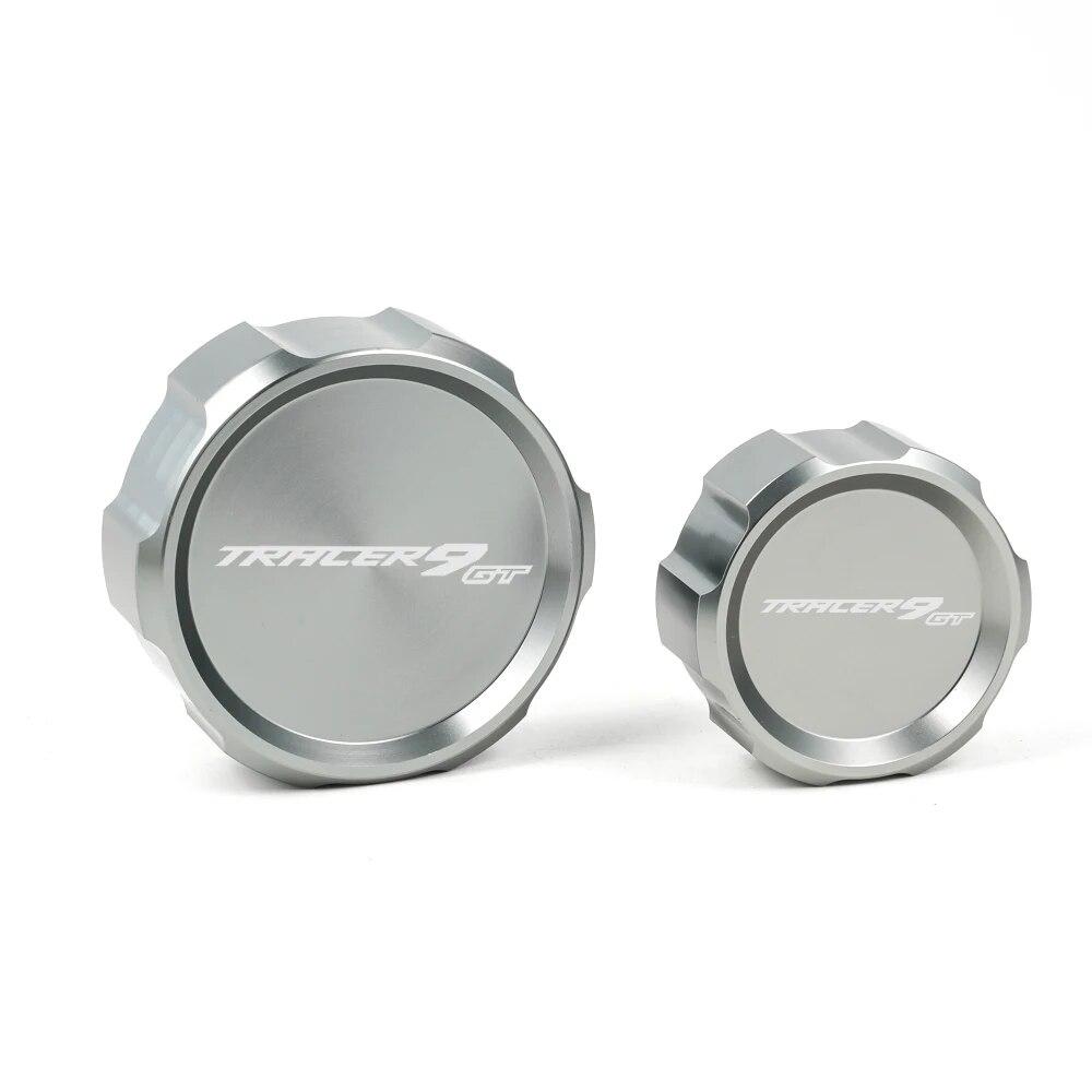 Moto Accessories Front & Rear Brake Fluid Reservoir Cap Cylinder Cover For Yamaha TRACER 9 GT 9GT