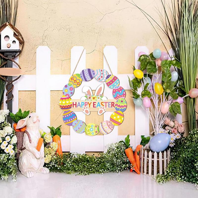 Osterdekorationen für die Haustür Holz-Osterschilder für die Haustür Frühlingswand Heim Bauernhaus Dekorationen für Hof Veranda Wand